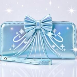 Loungefly Disney Cinderella 75th Anniversary Exclusive Iridescent Wallet NWT